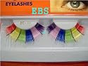 color eyelash party eyelash false eyelash color eyelash cheerleader eyelash fake eye lash show girl eyelash glow in dark eyelash halloween eyelash costume accessory