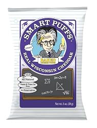 Smart Puffs Real Wisconsin Cheddar, 1.0 Ounce Bags (Pack of 24)