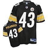 Reebok Pittsburgh Steelers Troy Polamalu Premier Team Color Jersey