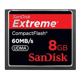 SanDisk 8GB 60MB/s Extreme Compact Flash Card