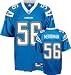 Shawne Merriman Blue Reebok NFL Powder Premier San Diego Chargers Jersey - Large