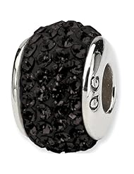 Reflection Beads Silver Black Colorful Bead MADE WITH SWAROVSKI ELEMENTS