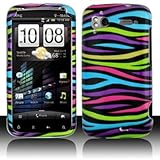 iNcido Brand Cell Phone Rainbow Zebra Protective Case Faceplate Cover For H ....