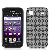 515uHf vPpL. SL160  Electromaster(TM) Brand   Smoke TPU Candy Rubber Skin Case Cover for Samsung Galaxy S 4G Phone