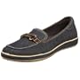Grasshoppers Women's Arden Lace Flat,Navy/Denim,7 M US