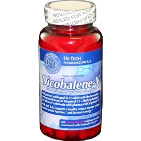 Hi-tech Pharmaceuticals Dicobalene-V, Cherry Flavored, 200 Sublingual Tablets