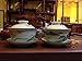 Chinese Style Celadon Gaiwan Teacup/ Coffee Cup (Hand Painted/lotus)