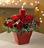 Red Candle Arrangement