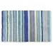 Palm Beach Stripe Cotton Bath Rug, Blue