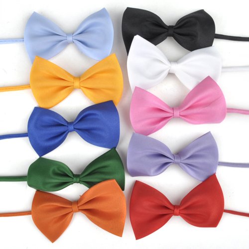 Dog Wedding Bow Tie Collar - 10 Ties in 10 Colors