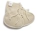 LANACARE Baby Booties in Organic Wool, Natural White, Size 86 (1-2 yr)