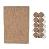 3/4" Diameter Heavy Duty Felt Pads - 141 Pcs (10 Pcs/Pad)