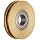Dynaroll Miniature Precision Motion Control Brass Pulley with Ball Bearing, Double Shielded, Stainless Steel