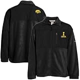 Columbia Iowa Hawkeyes Black Fastbreak Fleece Jacket