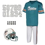Miami Dolphins Youth Aqua Deluxe Team Uniform Set (Medium)