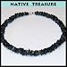 Puka Shell Necklace Dark Chips Surfer Beach Choker