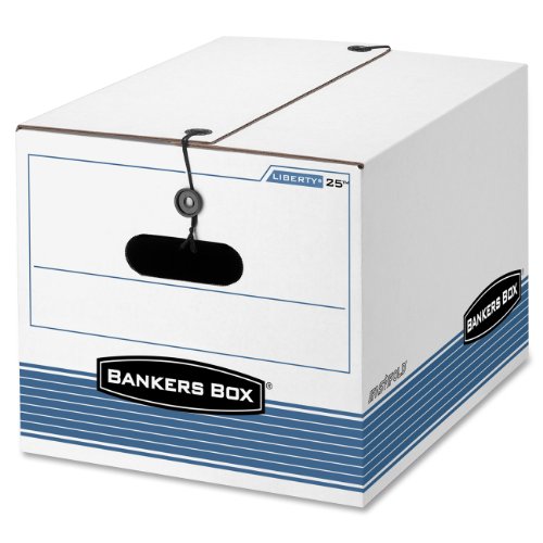 Bankers Box Liberty Medium-Duty Storage Boxes, Letter/Legal, 12 Pack (00025) Bankers Box Liberty Medium-Duty Storage Boxes, Letter/Legal, 12 Pack (00025)