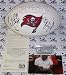 Warren Sapp Autographed/Hand Signed Tampa Bay Buccaneers Logo Football