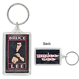 Bruce Lee - Black & White Keychain