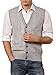 Men's Wool Cardigan Sweater Vest