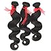 Eayon Hair® Peruvian Hair Extensions, Genuine 5a Virgin Remy Hair RAW Unprocessed, Natural Wavy Body Wave, 3 Bundles/ Lot 300 Gram 10