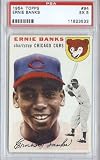 1954 Ernie Banks Topps Rookie Card PSA Graded EX 5