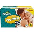 Pampers - 81261313 - New Baby Size 2 (3-6 Kg) Economy Pack 2 X 88 Nappies