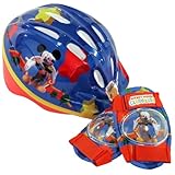 Mickey Mouse Club Micro Bicycle Helmet and Protective Pad Value Pack
