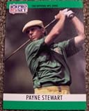 1990 ProSet # 1 Payne Stewart Rookie PGA Golf Card - Mint Condition - Shipped In Protective Screwdown Dispaly Case!