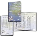 Water Lilies - Bridge Playing Card Tallies