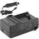 Canon VIXIA HF200 Camcorder Battery Charger (110/220v with Car adapter) - Replacement Charger for Canon BP-808, BP-809, BP-818 BP-819 Battery
