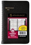 Buy AT-A-GLANCE Recycled Weekly Appointment Book, 3 x 6 Inches, Black, 2012 (70-102-05) Knowing God: Walking through the Book of Books