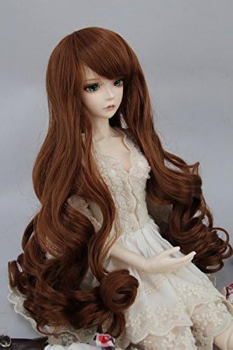Kuafu 9-10 Inch (22-24cm) 1/3 BJD/SD Doll Wig Cute Long Curly Hair