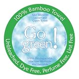 10 Pack of Go Green! Towels: 100% Bamboo Fiber Compressed Towels