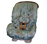 Ocean Mist with RuffleTODDLER CAR SEAT COVER Couture