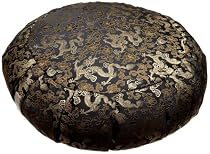 DreamTime Perfect Balance Zafu Cushion, Gold Brocade Dragons