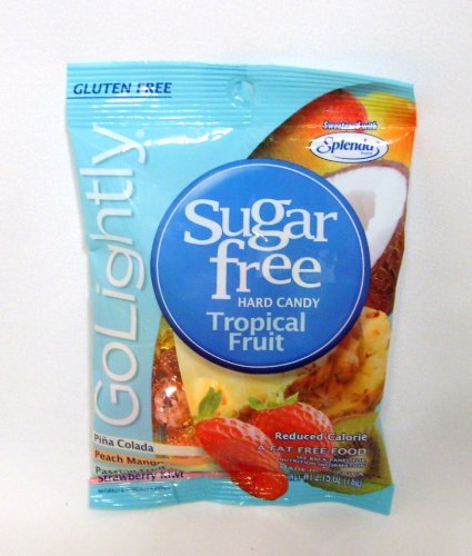 Go Lightly Sugar Free Hard Candy Tropical Fruit Assortment 275 Oz Bag