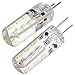 BESTVERT G4 Base 3W DC 12V 24Leds 3014 80LM LED Crystal Bulb 360 Degrees Bi Pin Capsule Spotlight Lamps, Cool White 5500-6500 Pack of 10