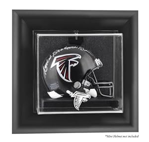 Atlanta Falcons Wall Mini Helmet Display Case - Memories - Mounted Memories Certified - Sports Memorabilia