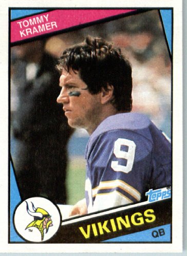1984 Topps # 293 Tommy Kramer Minnesota Vikings Football Card - Shipped In Protective Screwdown Display Case!