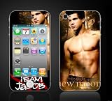 iPhone 4 Team Jacob #1 Twilight Movie Werewolf Eclipse New Moon Vinyl Skin kit fits 4th generation apple iPhone decal cover Skins case.