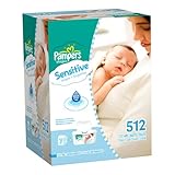 Pampers Sensitive Baby Wipes 512 Count