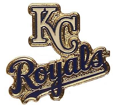 Kansas City Royals Primary Plus Logo Pin