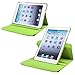Insten 360-degree Swivel Leather Case Compatible with Apple iPad iPad mini with Retina display (iPad Mini 2) / Mini , Green