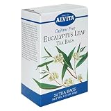 Alvita Tea Bags, Caffeine Free, Eucalyptus Leaf, 24 tea bags (Pack of 5)