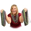 Assorted Round Beads 33" (144 count)