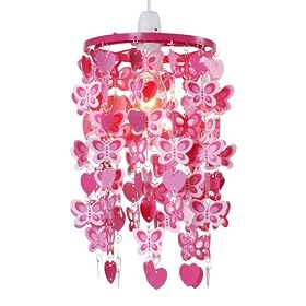 Girls Pink Ceiling Pendant Shade