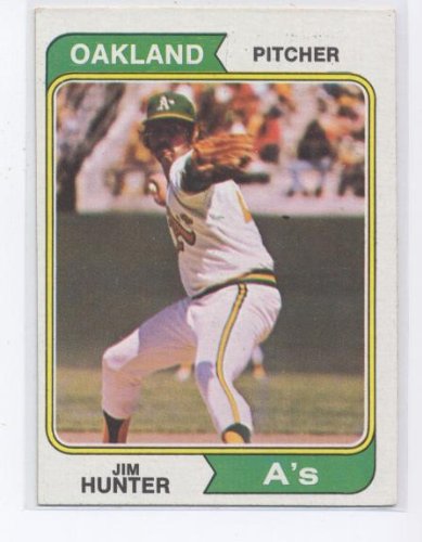 1974 Topps #7 Jim Hunter - Oakland Athletics (Baseball Cards)