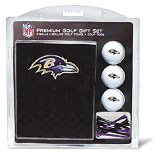 NFL Baltimore Ravens Embroidered Golf Towel (3 Golf Balls/12 Tee Gift Set)