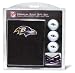 NFL Baltimore Ravens Embroidered Golf Towel (3 Golf Balls/12 Tee Gift Set)